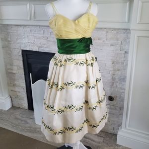 50s Vintage Philip Hulitar dress,  size xs- small